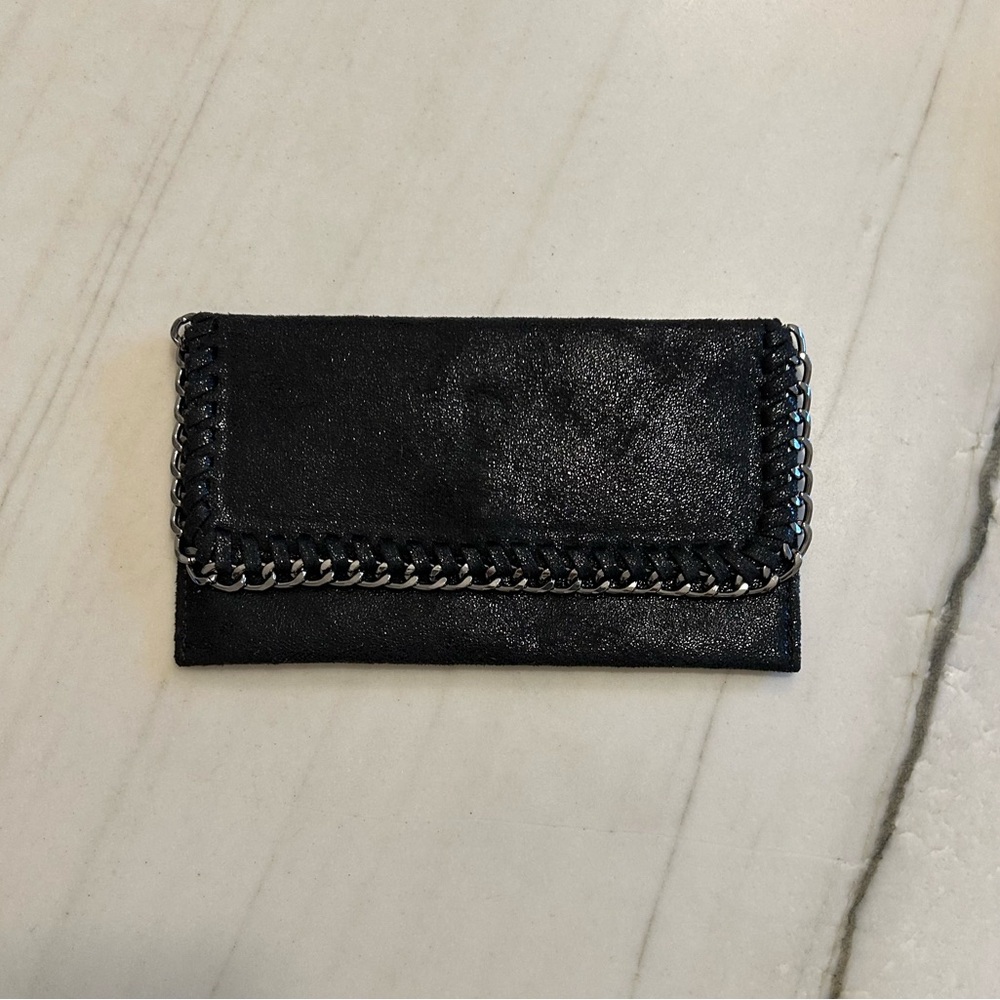 Black Chain-Trim wallet